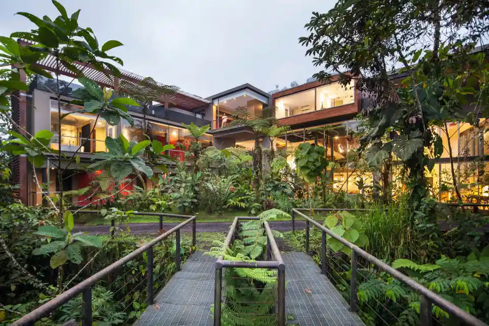Mashpi Lodge — veranda