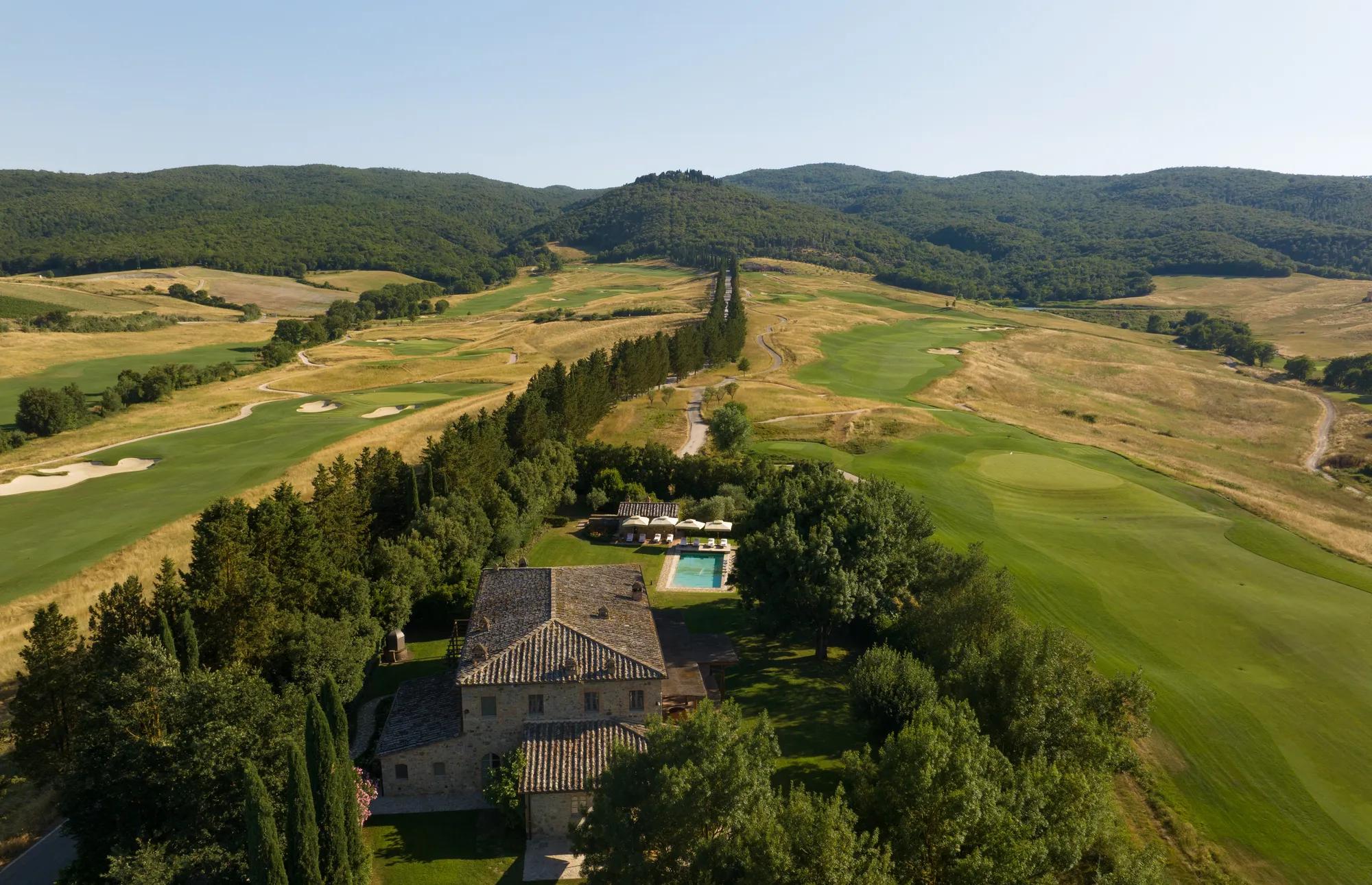 Villa Biondi — aerial view