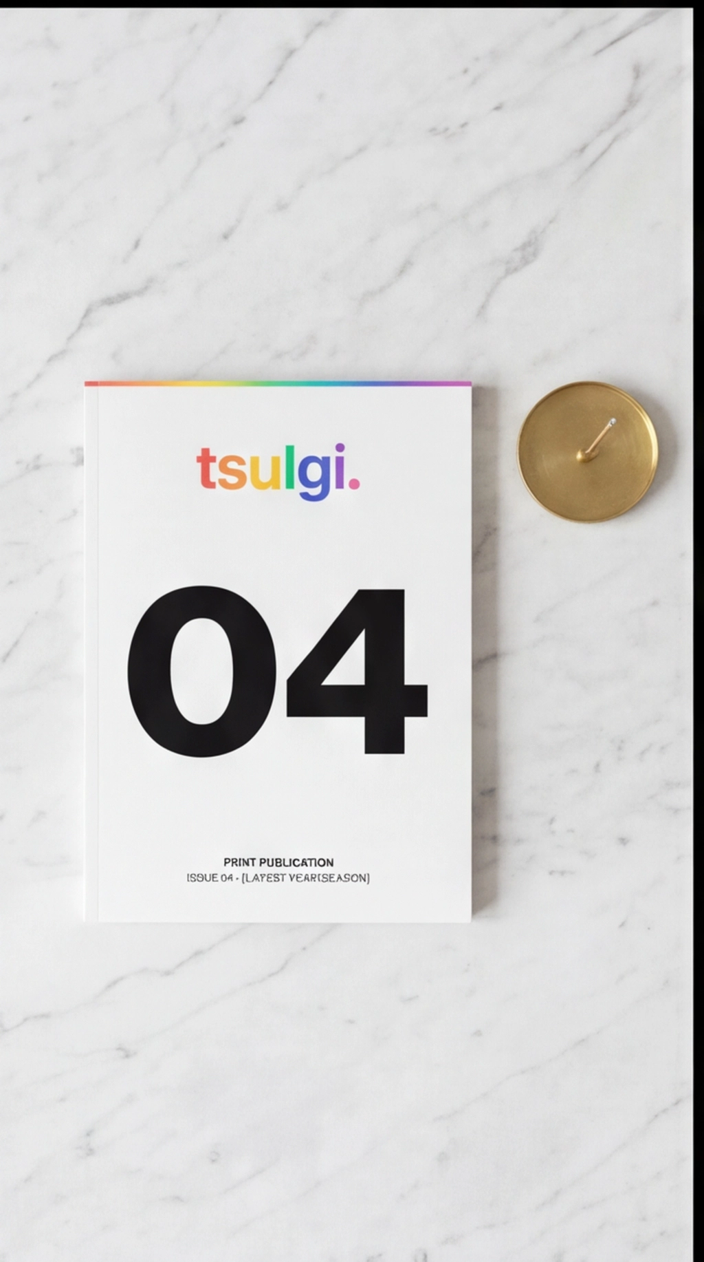 Tsulgi Magazine — flatlay