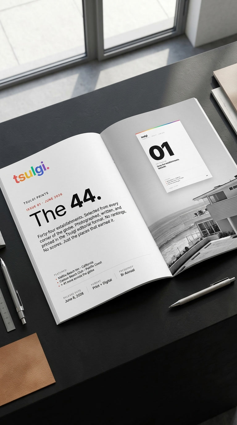Tsulgi Magazine — inside spread